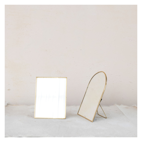 Brass Standing Tabletop Mirror 02 context