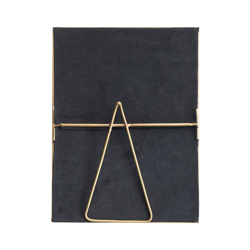 Brass Standing Tabletop Mirror 03 detail