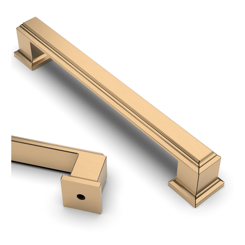 Aged Bronze Dresser Handle Pair Standard product photo