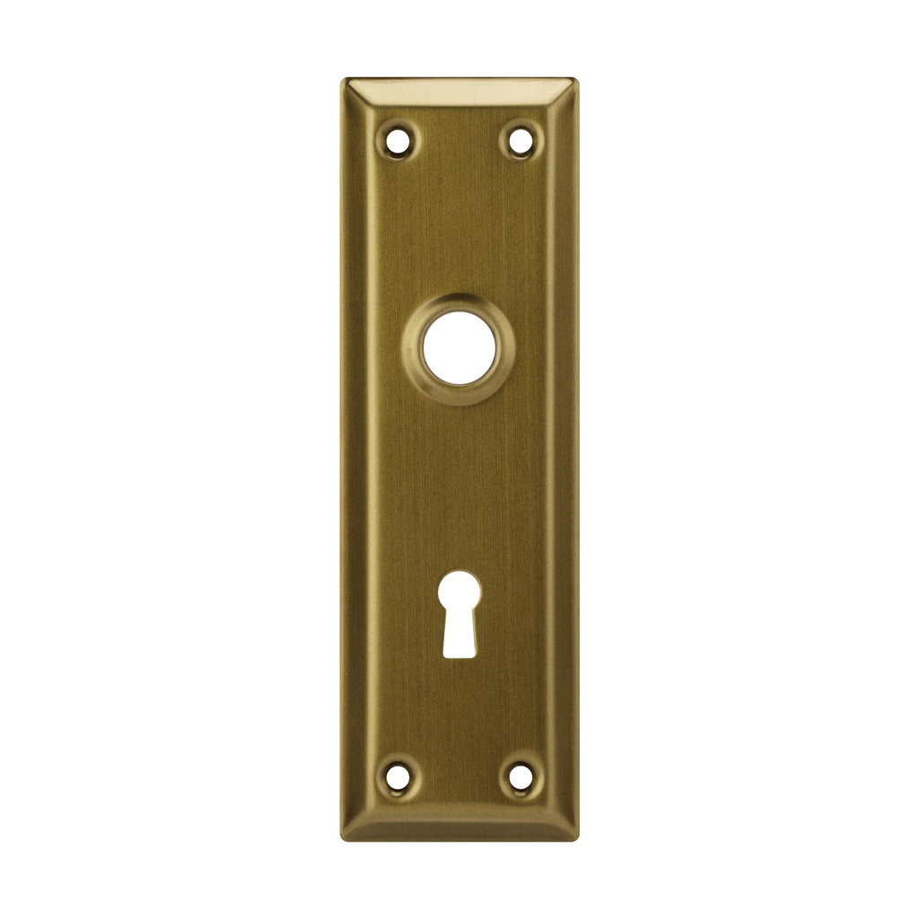 Antique Brass Keyhole Escutcheon Professional Pack product photo