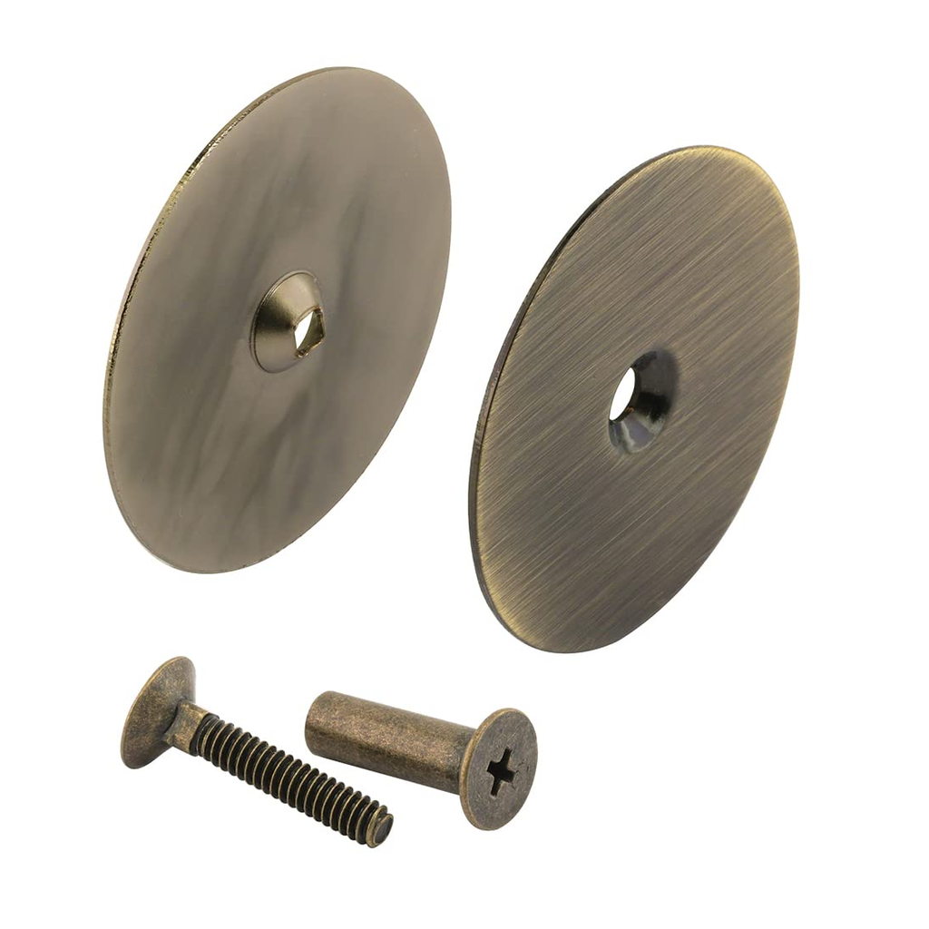 Antique Brass Keyhole Escutcheon Value Set product photo